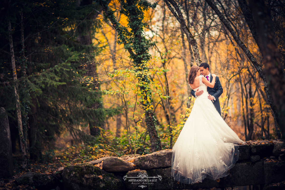 Postboda de otoño en Rascafría