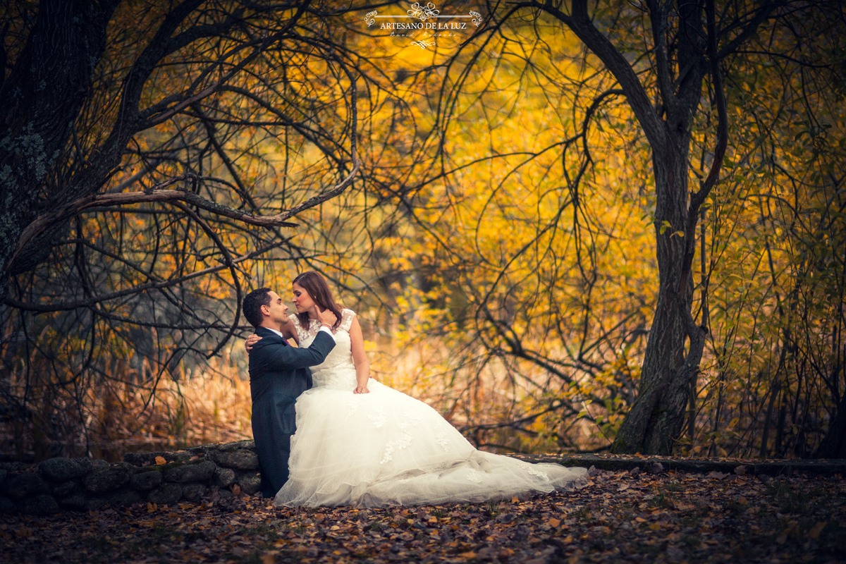 Postboda de otoño en Rascafría